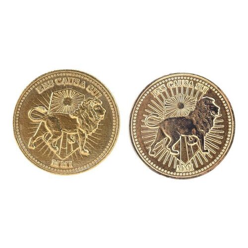 Lot # 119: JOHN WICK: CHAPTER 4 (2023): Pair of High Table Currency Coins