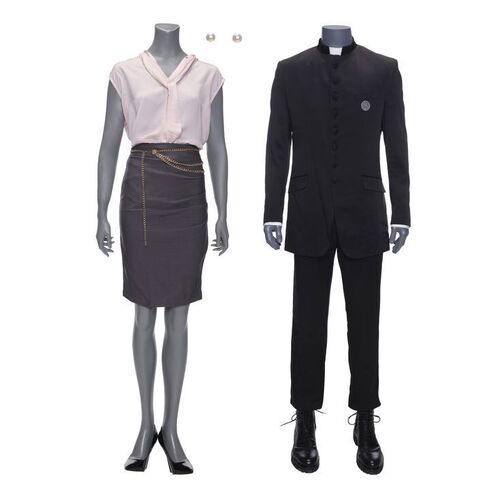 Lot # 129: JOHN WICK: CHAPTER 4 (2023): Operator Uniform with High Table Guard's Suit