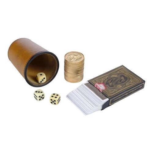 Lot # 134: JOHN WICK: CHAPTER 4 (2023): Killa Harkan's Sorted Playing Cards and High Table Gold Coin Roll