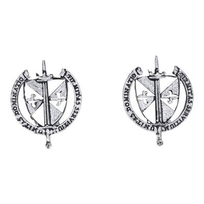 Lot # 168: JOHN WICK: CHAPTER 4 (2023): Pair of Marquis Bodyguard Myrmidons Pins