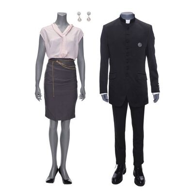 Lot # 172: JOHN WICK: CHAPTER 4 (2023): Operator Uniform with High Table Guard's Suit