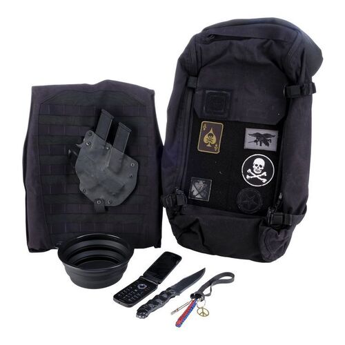 Lot # 175: JOHN WICK: CHAPTER 4 (2023): Tracker's Backpack with Accessories