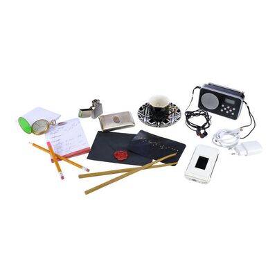 Lot # 176: JOHN WICK: CHAPTER 4 (2023): Caine's Accessories with Sealed High Table Letter and Radio