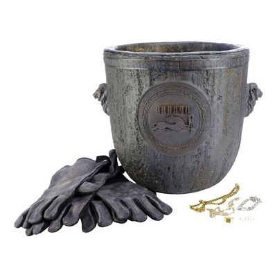 Lot # 190: JOHN WICK: CHAPTER 4 (2023): Ruska Roma Branding Pot with Gloves and Accessories