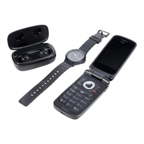 Lot # 194: JOHN WICK: CHAPTER 4 (2023): Tracker's Phone, Earbuds and Watch