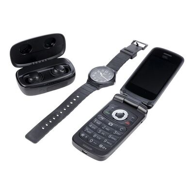 Lot # 194: JOHN WICK: CHAPTER 4 (2023): Tracker's Phone, Earbuds and Watch