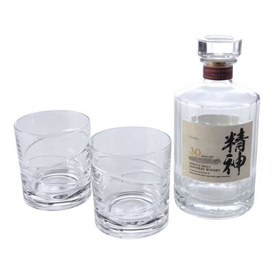 Lot # 210: JOHN WICK: CHAPTER 4 (2023): The Marquis de Gramont's Whisky Glasses and Seishin Whisky Bottle