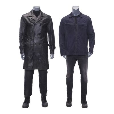 Lot # 211: JOHN WICK: CHAPTER 4 (2023): Pair of High Table Freelancers Costumes