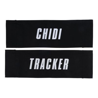 Lot # 215: JOHN WICK: CHAPTER 4 (2023): Tracker and Chidi's Production Chairbacks