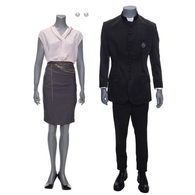 Lot # 222: JOHN WICK: CHAPTER 4 (2023): Operator Uniform with High Table Guard's Suit