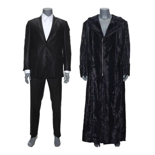 Lot # 233: JOHN WICK: CHAPTER 4 (2023): Harbinger Change 2 Suit with Back-Up Jacket and Coat