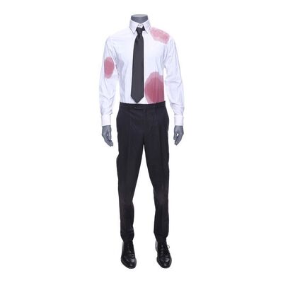 Lot # 249: JOHN WICK: CHAPTER 4 (2023): John Wick's Change 3 Bloodied Stunt Costume