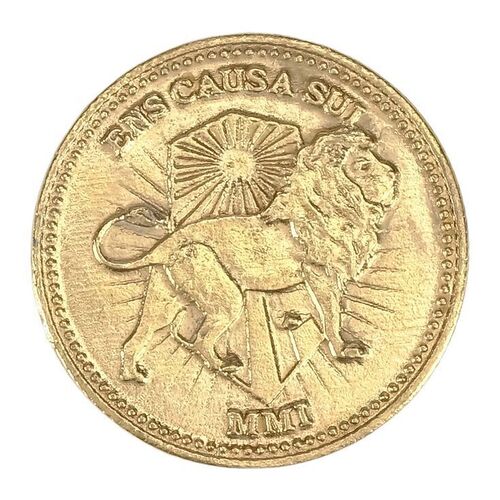 Lot # 258: JOHN WICK: CHAPTER 3-PARABELLUM (2019): High Table Currency Coin