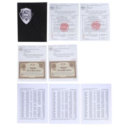 Lot # 271: JOHN WICK: CHAPTER 2 (2017): John Wick High Table Paperwork and Folder