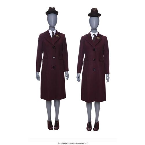 Lot # 21: The Umbrella Academy (2019-2024): Pair of Umbrella Academy Nanny Costumes