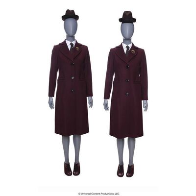 Lot # 21: The Umbrella Academy (2019-2024): Pair of Umbrella Academy Nanny Costumes