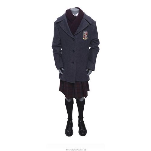 Lot # 34: The Umbrella Academy (2019-2024): Young Vanya Hargreeves's (T.J. McGibbon) Bank Press Conference Umbrella Academy Uniform