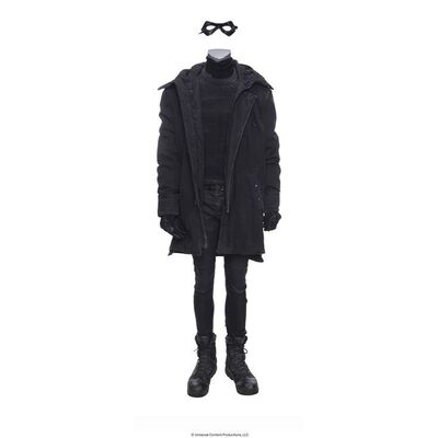 Lot # 38: The Umbrella Academy (2019-2024): Diego Hargreeves's (David Casta&Atilde;&fnof;&Acirc;&plusmn;eda) Sir Reginald Funeral Costume with Vigilante Mask