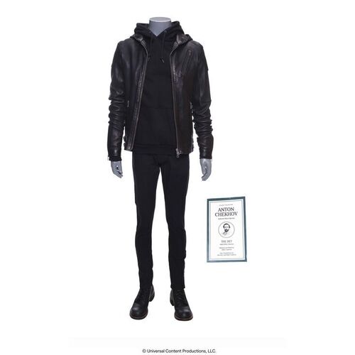 Lot # 58: The Umbrella Academy (2019-2024): Ghost Ben Hargreeves's (Justin H. Min) Haunts Klaus Costume with Book