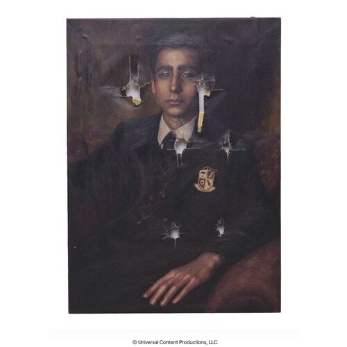 Lot # 78: The Umbrella Academy (2019-2024): Number Five's Bullet-Ridden Living Room Unframed Portrait Print