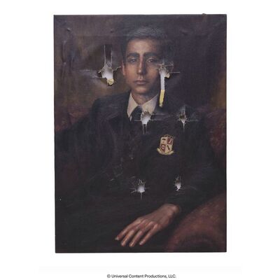 Lot # 78: The Umbrella Academy (2019-2024): Number Five's Bullet-Ridden Living Room Unframed Portrait Print