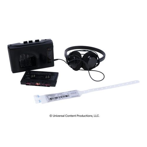 Lot # 80: The Umbrella Academy (2019-2024): Klaus Hargreeves's (Robert Sheehan) Bathtub Tape Player and Medical Tag