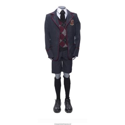 Lot # 87: The Umbrella Academy (2019-2024): Number Five's (Aidan Gallagher) Gets Drunk at the Library Umbrella Academy Uniform
