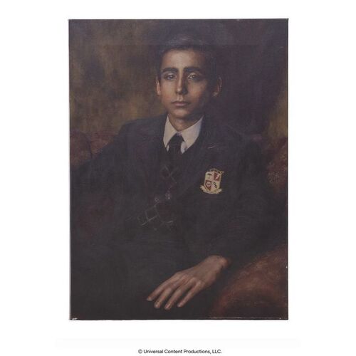Lot # 99: The Umbrella Academy (2019-2024): Number Five's (Aidan Gallagher) Living Room Unframed Portrait Print