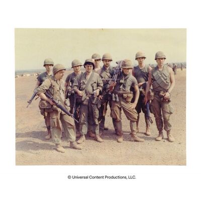 Lot # 100: The Umbrella Academy (2019-2024): Klaus Hargreeves's (Robert Sheehan) Unframed Vietnam Photo