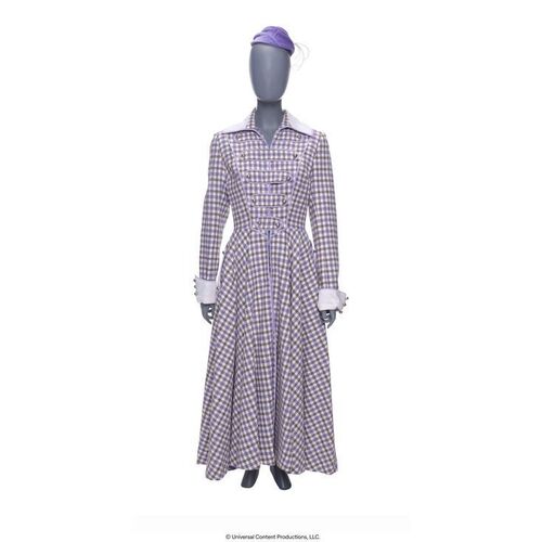 Lot # 101: The Umbrella Academy (2019-2024): Grace Hargreeves's (Jordan Claire Robbins) Purple Walking Dress and Hat