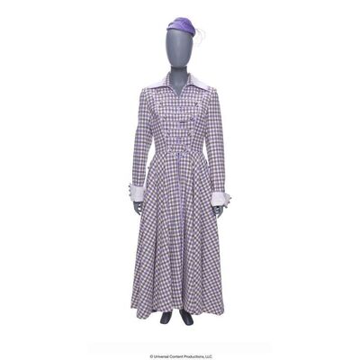 Lot # 101: The Umbrella Academy (2019-2024): Grace Hargreeves's (Jordan Claire Robbins) Purple Walking Dress and Hat