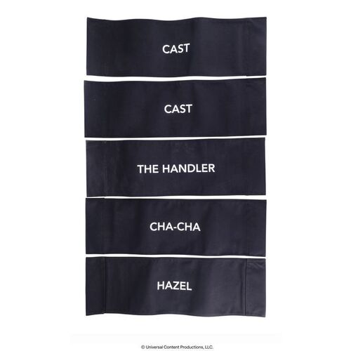 Lot # 120: The Umbrella Academy (2019-2024): Two Cast and Three Villain Season 1-2 Umbrella Academy Chairbacks