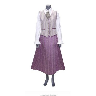 Lot # 135: The Umbrella Academy (2019-2024): Grace Hargreeves's (Jordan Claire Robbins) Meets Young Vanya Costume