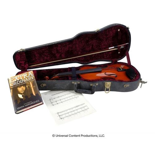 Lot # 152: The Umbrella Academy (2019-2024): Vanya Hargreeves's (Elliot Page) Original Violin with Case and Accessories