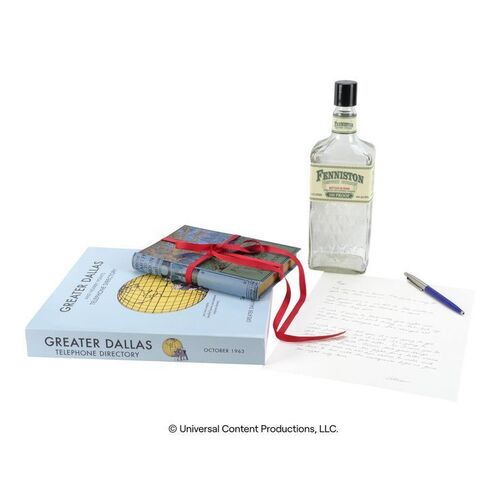 Lot # 168: The Umbrella Academy (2019-2024): Allison Hargreeves's (Emmy Raver-Lampman) Gift and Handwritten Letter To Raymond with Accessories