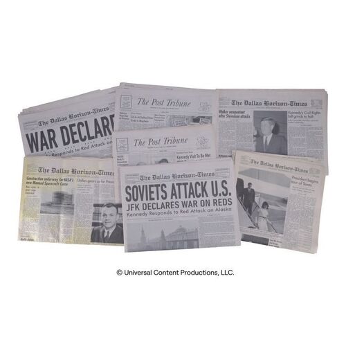 Lot # 172: The Umbrella Academy (2019-2024): November 1960s Newspapers Lot