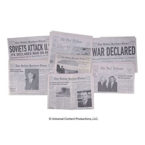 Lot # 193: The Umbrella Academy (2019-2024): November 1960s Newspapers Lot
