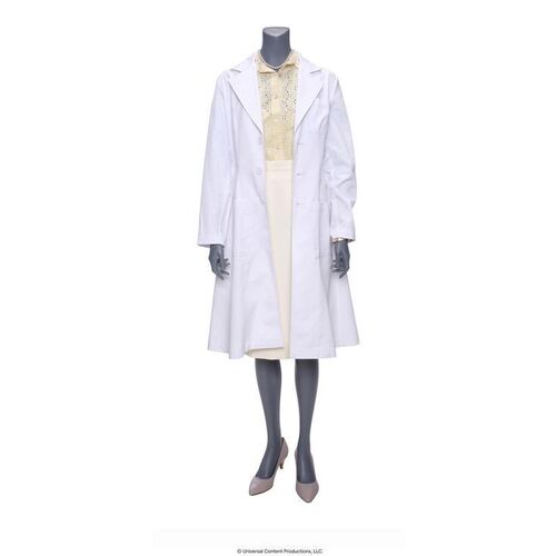 Lot # 202: The Umbrella Academy (2019-2024): Grace's (Jordan Claire Robbins) 1960s Laboratory Costume
