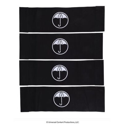 Lot # 214: The Umbrella Academy (2019-2024): Two Guest and Two Cast Season 2 Umbrella Academy Chairbacks
