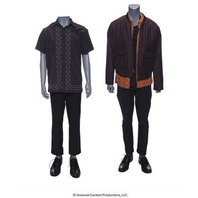 Lot # 217: The Umbrella Academy (2019-2024): Diego Hargreeves's (David Casta&Atilde;&fnof;&Acirc;&plusmn;eda) Elliott Apartment Costumes