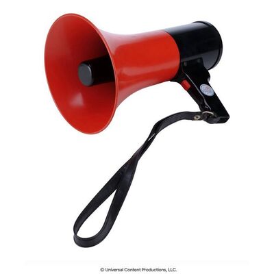 Lot # 232: The Umbrella Academy (2019-2024): The Handler's (Kate Walsh) Hero Commission Speech Bullhorn