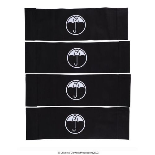 Lot # 237: The Umbrella Academy (2019-2024): Two Guest and Two Cast Season 2 Umbrella Academy Chairbacks