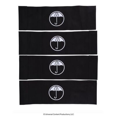 Lot # 237: The Umbrella Academy (2019-2024): Two Guest and Two Cast Season 2 Umbrella Academy Chairbacks