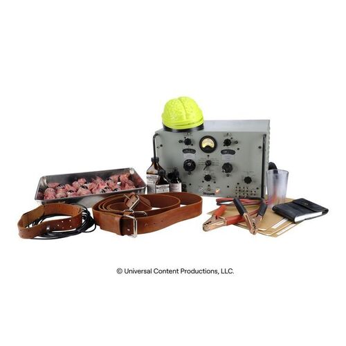 Lot # 243: The Umbrella Academy (2019-2024): F.B.I. Agent Gibb's (Morgan Kelly) Interrogation Shock Machine and Hallucination Props