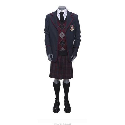 Lot # 245: The Umbrella Academy (2019-2024): Vanya Hargreeves's (Elliot Page) Hallucination Umbrella Academy Uniform