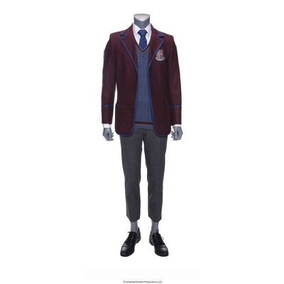 Lot # 267: The Umbrella Academy (2019-2024): Ben Hargreeves's (Justin H. Min) Season 2 Finale Sparrow Academy Uniform