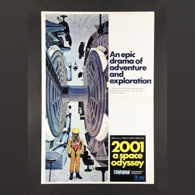 Lot #3 - 2001: A SPACE ODYSSEY (1968) - David Frangioni Collection: US One-Sheet,'Centrifuge' Style C, 1968