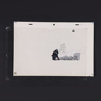 Lot #7 - AKIRA (1988) - Five Original Hand-Painted Animation Cels with Drawings, 1988