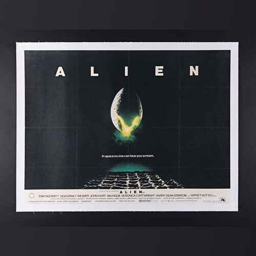 Lot #12 - ALIEN (1979) - UK Quad - Linen-Backed, 1979