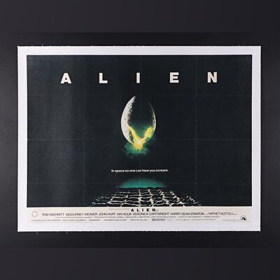 Lot #12 - ALIEN (1979) - UK Quad - Linen-Backed, 1979